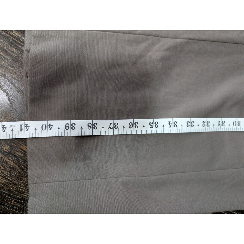 MM LaFleur Etsuko Dress Womens 12 Taupe Gray V-Neck Sleeveless Sheath RPT1PEB - Picture 8 of 10